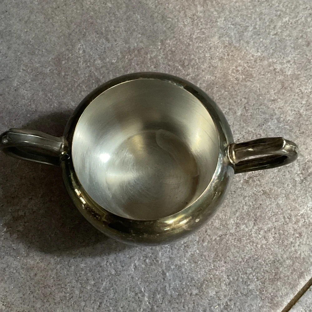 Silver  plated cream and Sugar Bowl Set